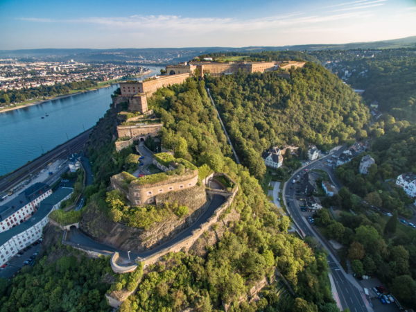 Dusseldorf trip to Koblenz and Fortress Ehrenbreitstein